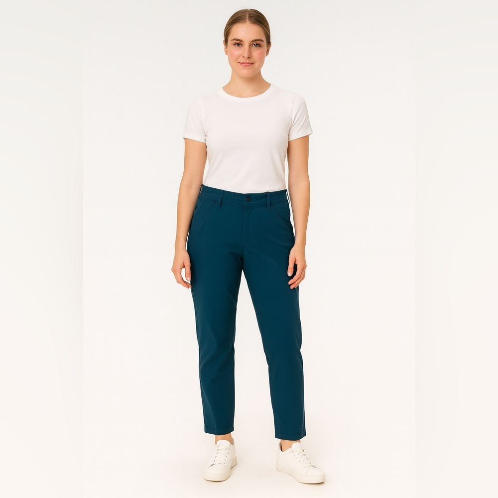 lululemon athletica Teal Straight-Leg Pants